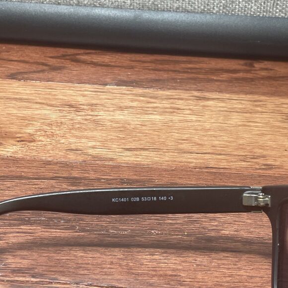 Kenneth Cole Reaction Mens Rectangle Matte Black Sunglass KC1401 - Picture 6 of 7